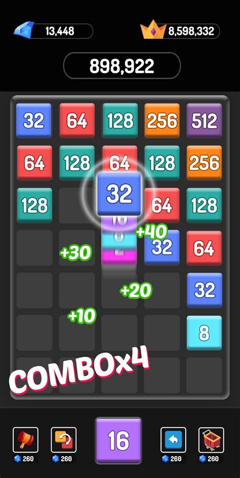 mega 2048 game.